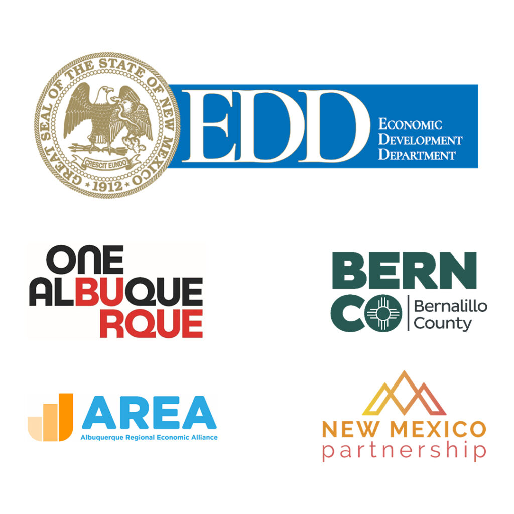 Logos of all the organizations associated with the press release on ARRAY's expansion in NM.
